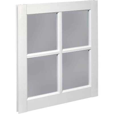 Northview Window 20 In. x 25 In. PVC 4-Lite Barn Sash