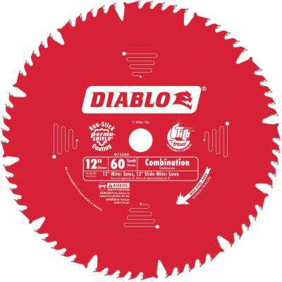 Diablo 12 In. 60-Tooth Combination Circular Saw Blade